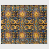 Papier Cadeau Élégance antique : Fusion celtique & égyptienne (Plat)