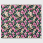 Papier Cadeau Élégance Botanique d'Orchidée Tropicale (Plat)