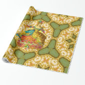 Papier Cadeau Élégance de Danse de Français (Déroulé)