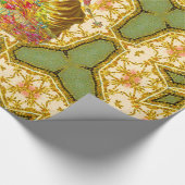 Papier Cadeau Élégance de Danse de Français (Coin)