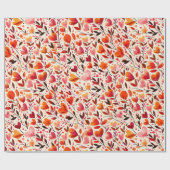 Papier Cadeau Élégance du coeur : Romance (Plat)