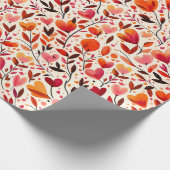 Papier Cadeau Élégance du coeur : Romance (Coin)