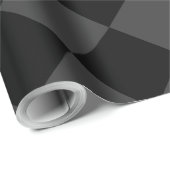 Papier Cadeau Élégance du maté de contrôle (Coin rond)