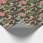 Papier Cadeau Élégance menthe poivrée (Coin)