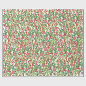 Papier Cadeau Élégance menthe poivrée (Plat)