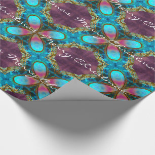 Papier Cadeau Élégance moderne de Noël de Wasterfall