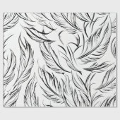 Papier Cadeau Élégance monochrome (Plat)