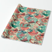 Papier Cadeau Elegancia Oriental (Déroulé)
