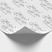 Papier Cadeau Elegant Adieu Mlle Bonjour Mme Fête des mariées (Coin)