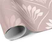 Papier Cadeau Elégant art déco motif de treillis or (Coin rond)