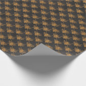 Papier Cadeau Elegant Bee pattern (Coin)