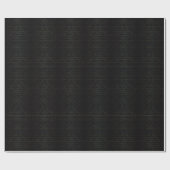 Papier Cadeau Élégant Black & Gold Art Déco Starburst (Plat)