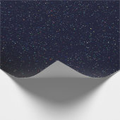 Papier Cadeau Elégant bleu marine parties scintillant motif fest (Coin)