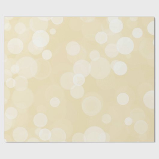 Papier Cadeau Elegant Bokeh Motif Mariage papier d'enveloppement (Plat)