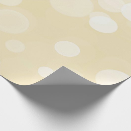Papier Cadeau Elegant Bokeh Motif Mariage papier d'enveloppement (Coin)