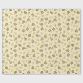 Papier Cadeau Elegant Botanical Fall  (Plat)