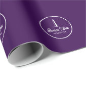 Papier Cadeau Elegant Buenos Aires Wrapping Paper (Coin rond)