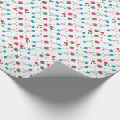 Papier Cadeau Élégant cadeau de design floral (Coin)