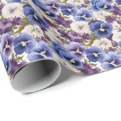 Papier Cadeau Elégant carrelage blanc (Coin rond)