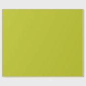 Papier Cadeau Elegant Chartreuse  (Plat)