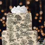 Papier Cadeau Élégant Chevaux Vintages Classé Toile Beige<br><div class="desc">Motif avec des chevaux et des arbres pour un décor rustique et champêtre, la sepia brun brun neutre se mêle à des intérieurs variés. Le cheval est un animal majestueux qui incarne le pouvoir spirituel de l'indépendance, de la liberté, de la noblesse, de l'endurance, de la confiance, du triomphe, de...</div>