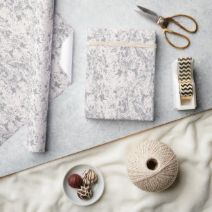 Papier Cadeau Élégant chic gris moderne Cool minimaliste Motif