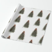 Papier Cadeau Elegant Christmas Tree Wrapping Paper (Déroulé)