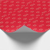 Papier Cadeau Elégant Coeurs Or Rouge (Coin)