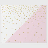 Papier Cadeau Élégant confetti moderne de parties scintillant en (Plat)