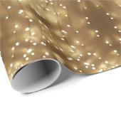 Papier Cadeau Élégant cordes géométriques des lumières Motif fes (Coin rond)