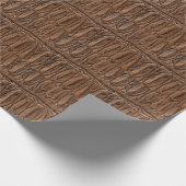 Papier Cadeau Élégant crocodile Brown (Coin)