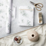 Papier Cadeau Élégant Eucalyptus vert<br><div class="desc">Eucalyptus vert Élégant papier enveloppant. Éléments correspondants disponibles.</div>