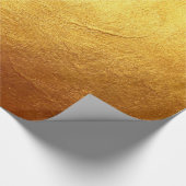 Papier Cadeau Elégant Faux Gold Foil Texture imprimée (Coin)