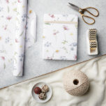 Papier Cadeau Élégant Fleur sauvage Pastel Soft Mariage botaniqu<br><div class="desc">Elégant papier d'emballage de mariage avec un cadre fleur sauvage d'aquarelle dans des pastels doux. Parfait pour une fête romantique d'inspiration nature ou un mariage sur le thème du jardin. Pour la personnalisation ou des produits supplémentaires avec ce design,  n'hésitez pas à me contacter.</div>