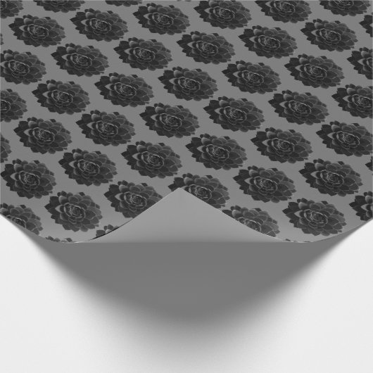 Papier Cadeau Élégant floral gothique (Coin)