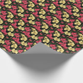 Papier Cadeau Elegant floral pattern (Coin)