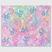 Papier Cadeau Elégant girly iridescente parties scintillant unic (Plat)