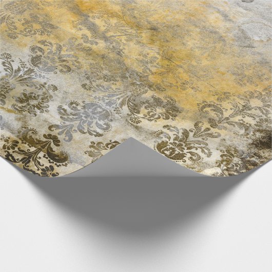 Papier Cadeau Elegant golden textured design for all projects (Coin)