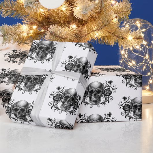 Papier Cadeau Élégant Goth Romantique (Vacances)