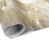 Papier Cadeau Élégant Graphique d'énergie Clair Quartz (Coin rond)