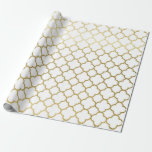 Papier Cadeau Elégant Hexagon d'or Abstrait Mariage Motif Wrap<br><div class="desc">Un cadeau mariage dans un faux hexagone abstrait motif fait une présentation géniale. Idéal pour les jeunes mariés,  les douches nuptiales,  les wedding showers,  les nouvelles maisons,  les douches fiançailles,  et plus encore.</div>