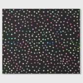 Papier Cadeau Elégant Iridescente Parties scintillant points Des (Plat)
