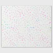 Papier Cadeau Elégant Iridescente Parties scintillant points Des (Plat)