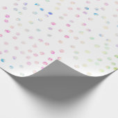 Papier Cadeau Elégant Iridescente Parties scintillant points Des (Coin)