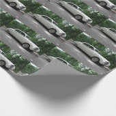 Papier Cadeau Elégant Jaguar blanc MK IX (Coin)