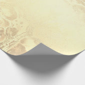 Papier Cadeau Elégant look de marbre doré moderne  (Coin)