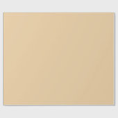 Papier Cadeau Elegant Luxury Sand Dollar Solid Color Template (Plat)