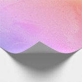 Papier Cadeau Élégant marbre holographique moderne (Coin)