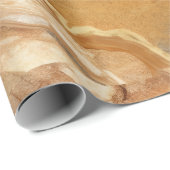 Papier Cadeau Élégant marbre Motif sans couture (Coin rond)