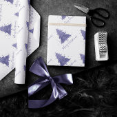 Papier Cadeau Elegant Merry Christmas | Charming Lavender Purple